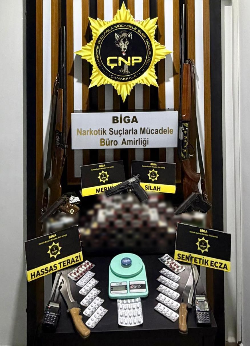 Çanakkale’de uyuşturucu madde imal ve ticaretinden 2 şüpheli tutuklandı
