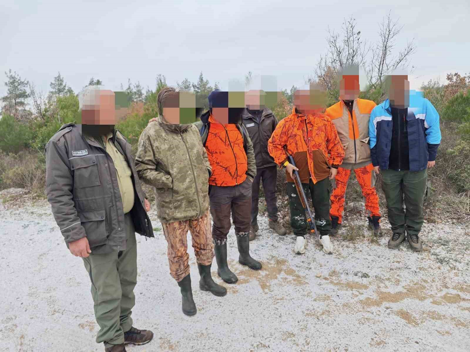 Çanakkale’de yasa dışı avcılık yapan 7 kişiye 98 bin TL ceza
