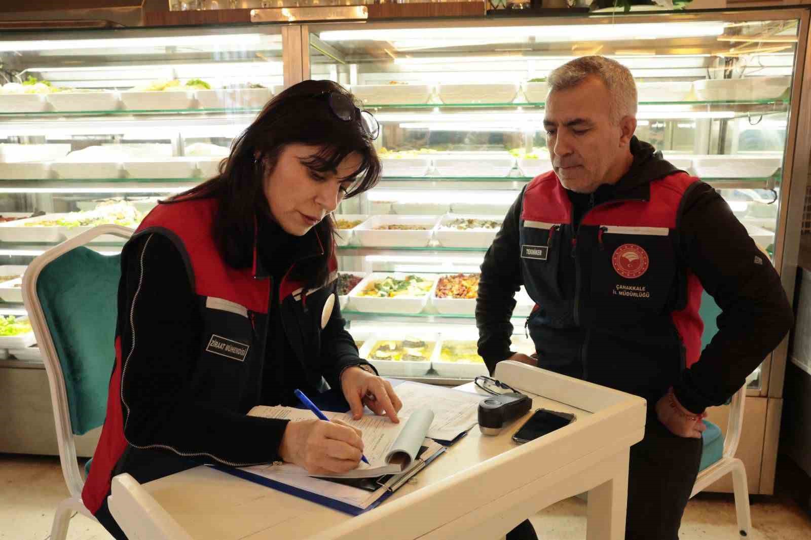 Çanakkale’de yılbaşı öncesi denetimler sıklaştırıldı
