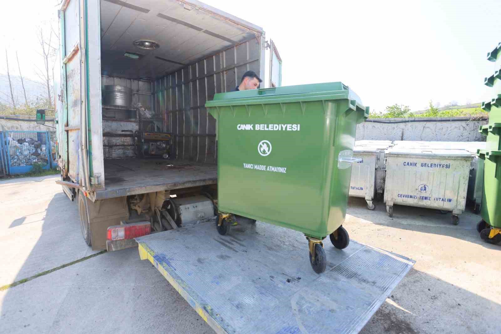 Canik’e yeni atık noktaları
