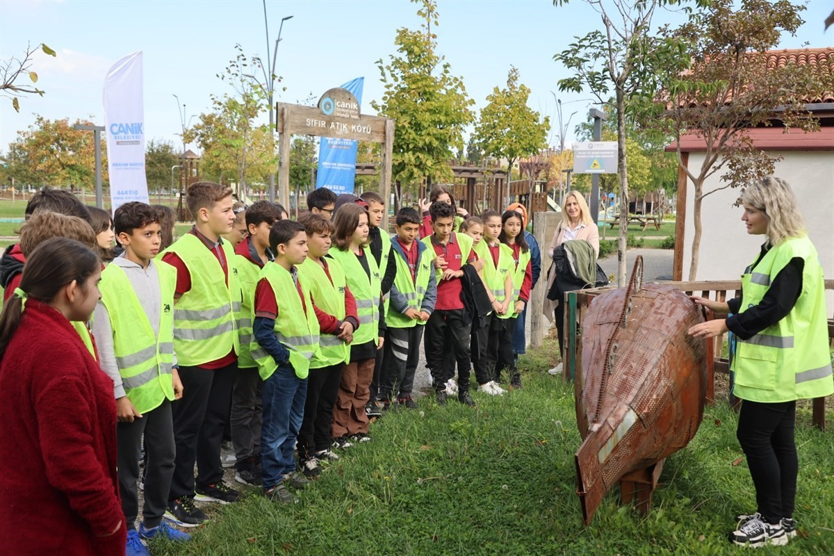 Canik’te doğaya yatırım: Sıfır Atık Köyü’nde 30 bin öğrenciye eğitim
