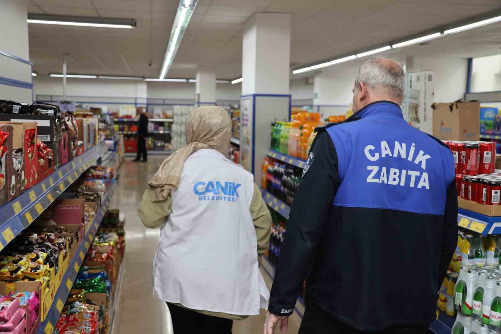 Canik’te marketlere sıkı denetim
