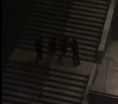 Çankırı’da iki grup arasındaki kavga kamerada
