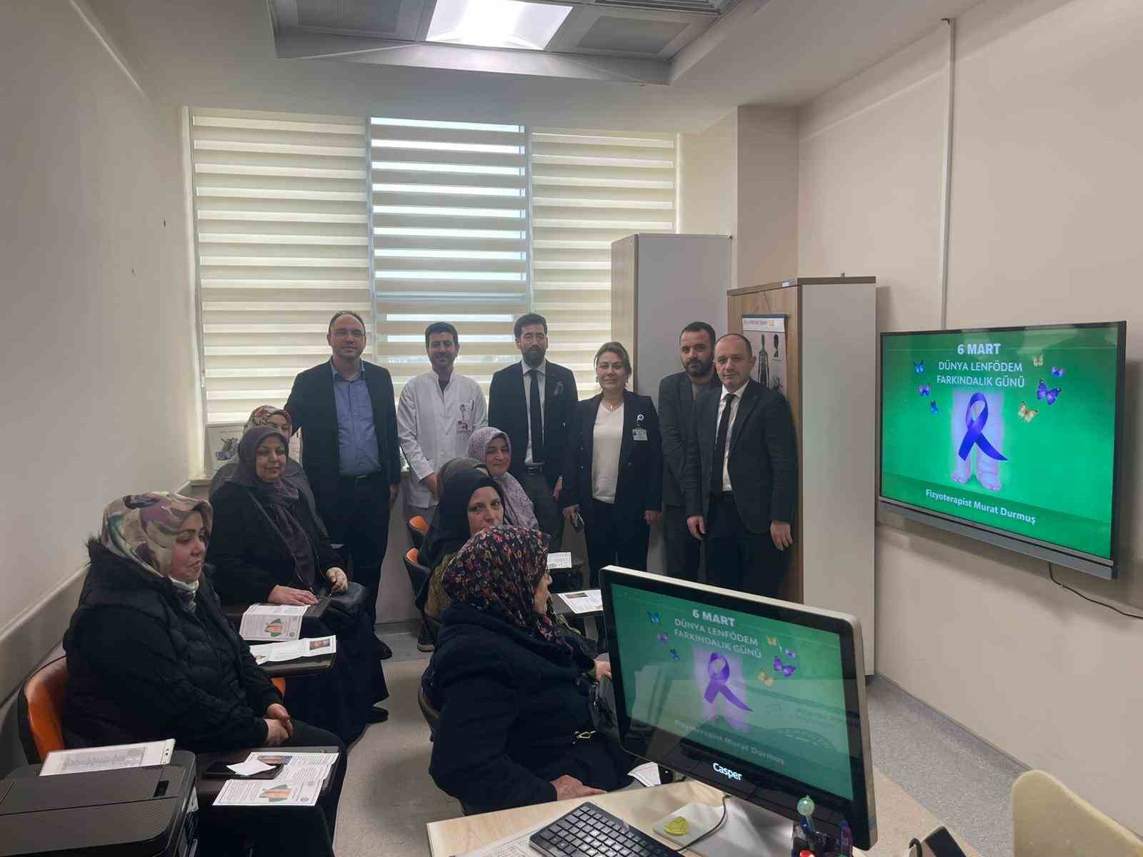 Çarşamba Devlet Hastanesi’nde lenfödem eğitimi
