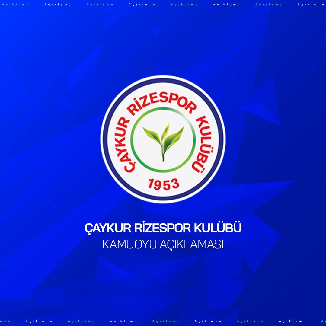 Çaykur Rizespor’dan VAR tepkisi
