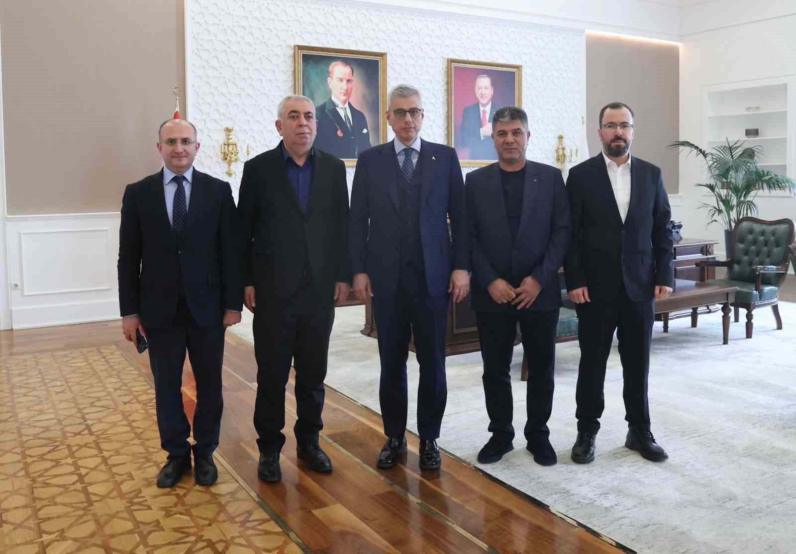 Celal Çoban, Bakan Memişoğlu ile görüştü
