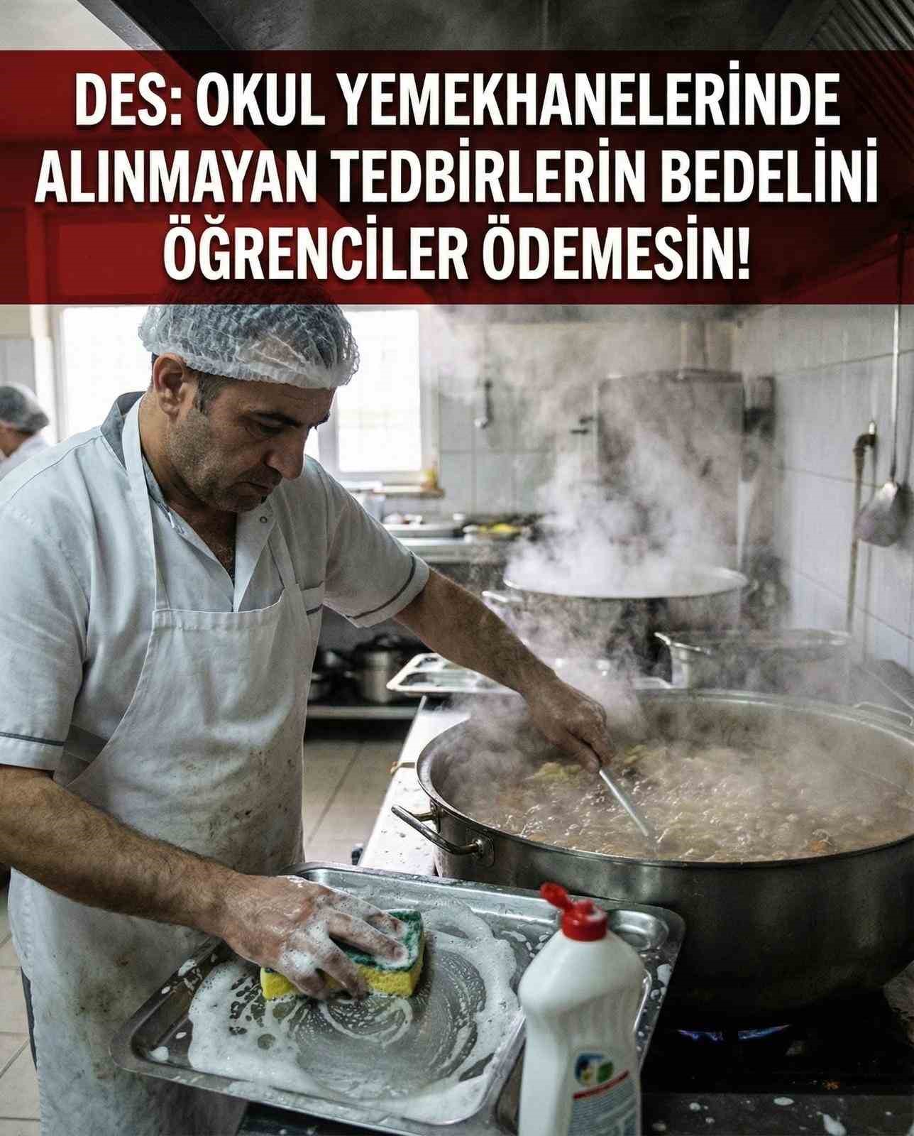 Çelebi; "Okul yemekhanelerinde alınmayan tedbirlerin bedelini öğrenciler ödemesin"
