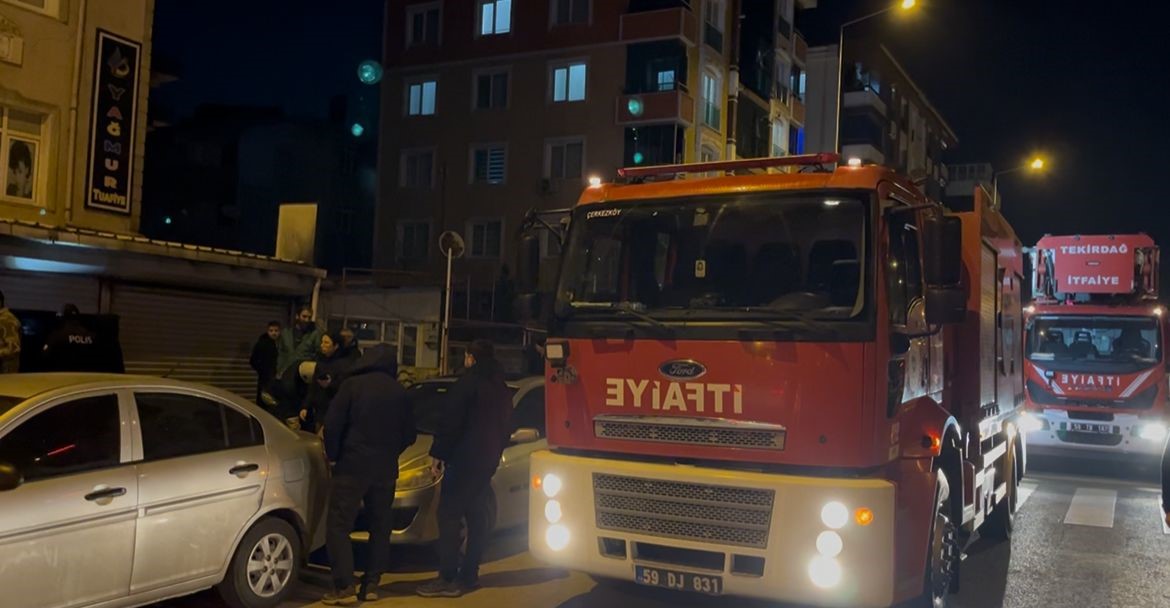 Çerkezköy’de iş yeri yangını
