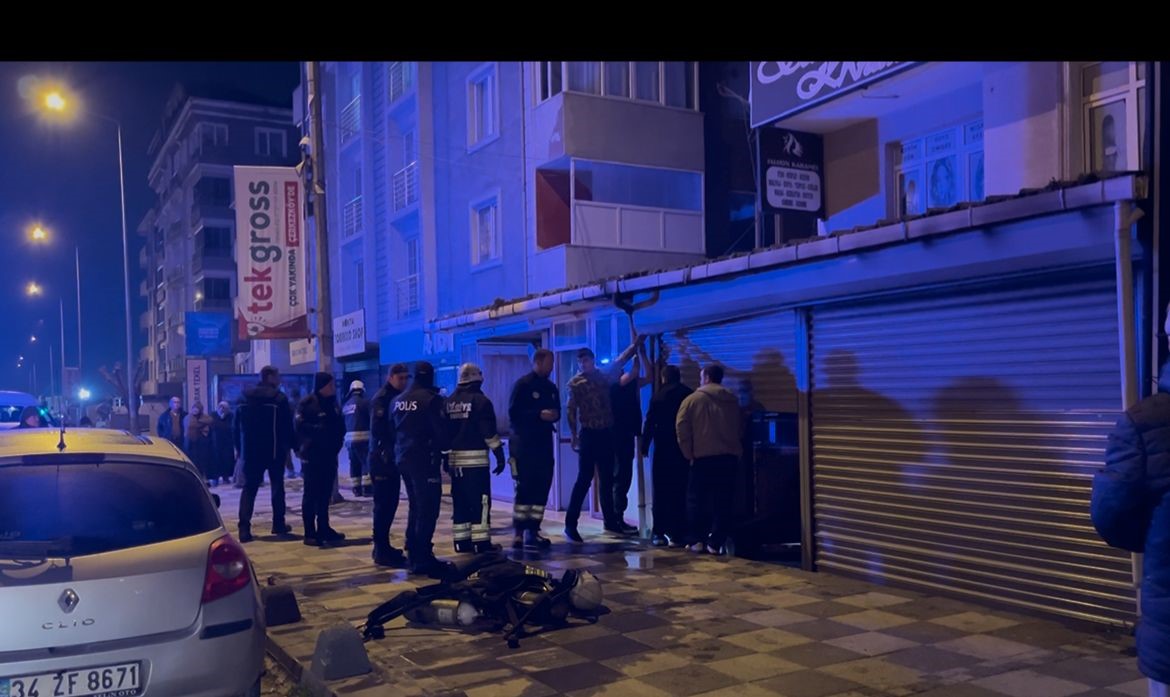 Çerkezköy’de iş yeri yangını
