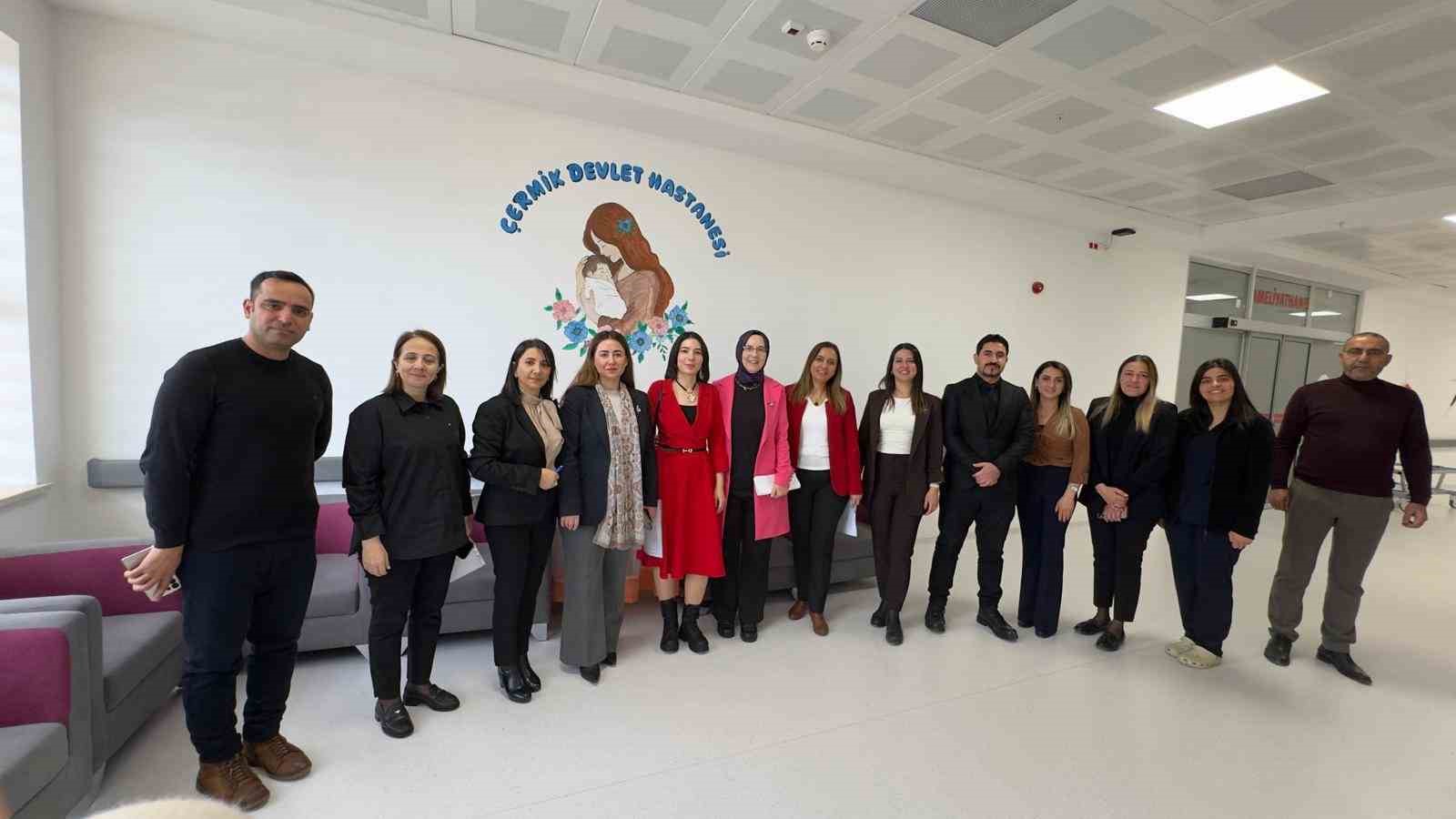 Çermik Devlet Hastanesi Anne Dostu Hastane ünvanı aldı
