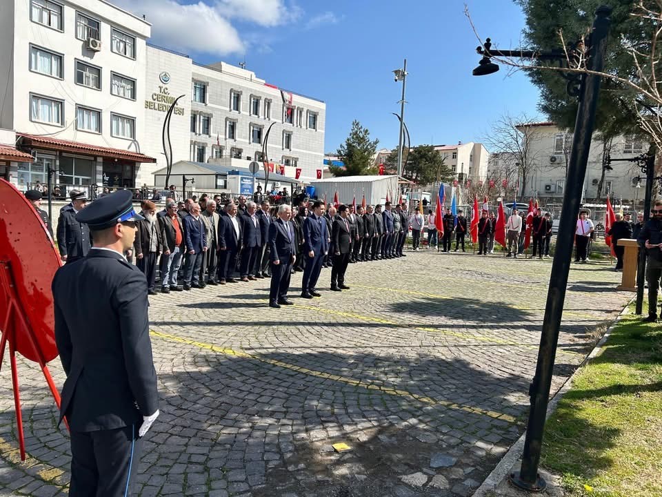 Çermik’te 18 Mart Çanakkale zaferi kutlandı

