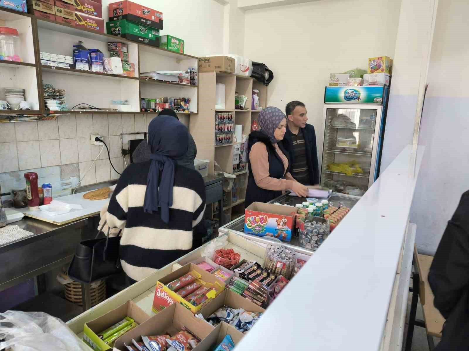 Çermik’te okul kantinleri denetlendi
