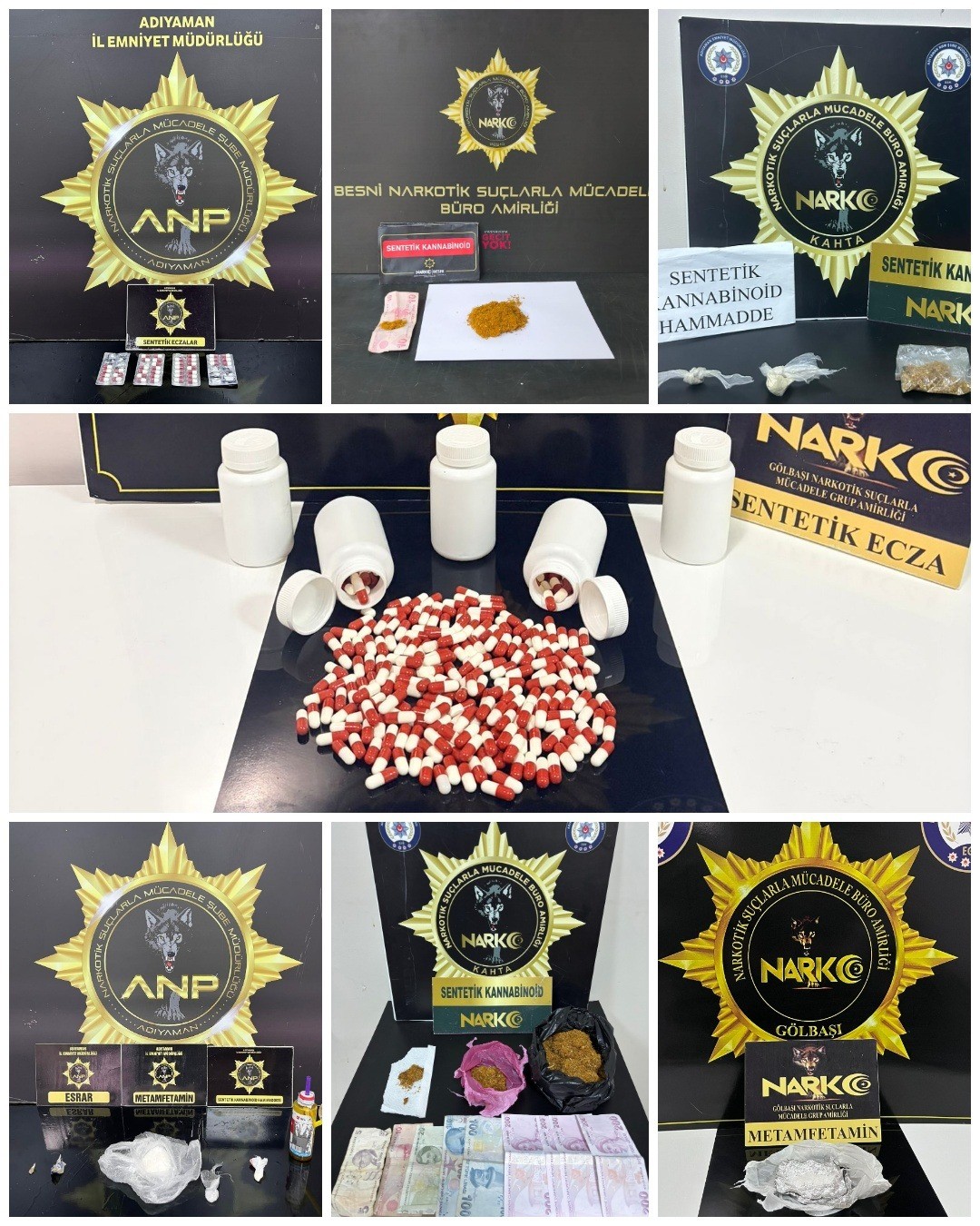 Çeşitli suçlardan yakalanan 21 şüpheli tutuklandı
