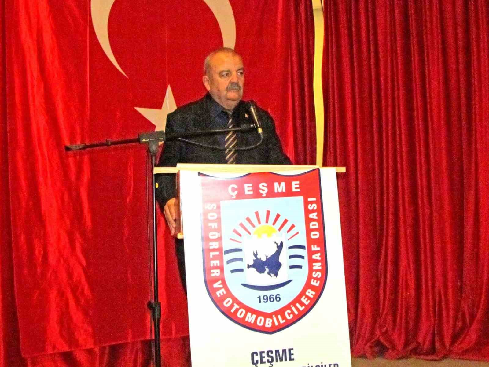 Çeşme Şoförler ve Otomobilciler Esnaf Odası’nda yeni Başkan Ali Koparal
