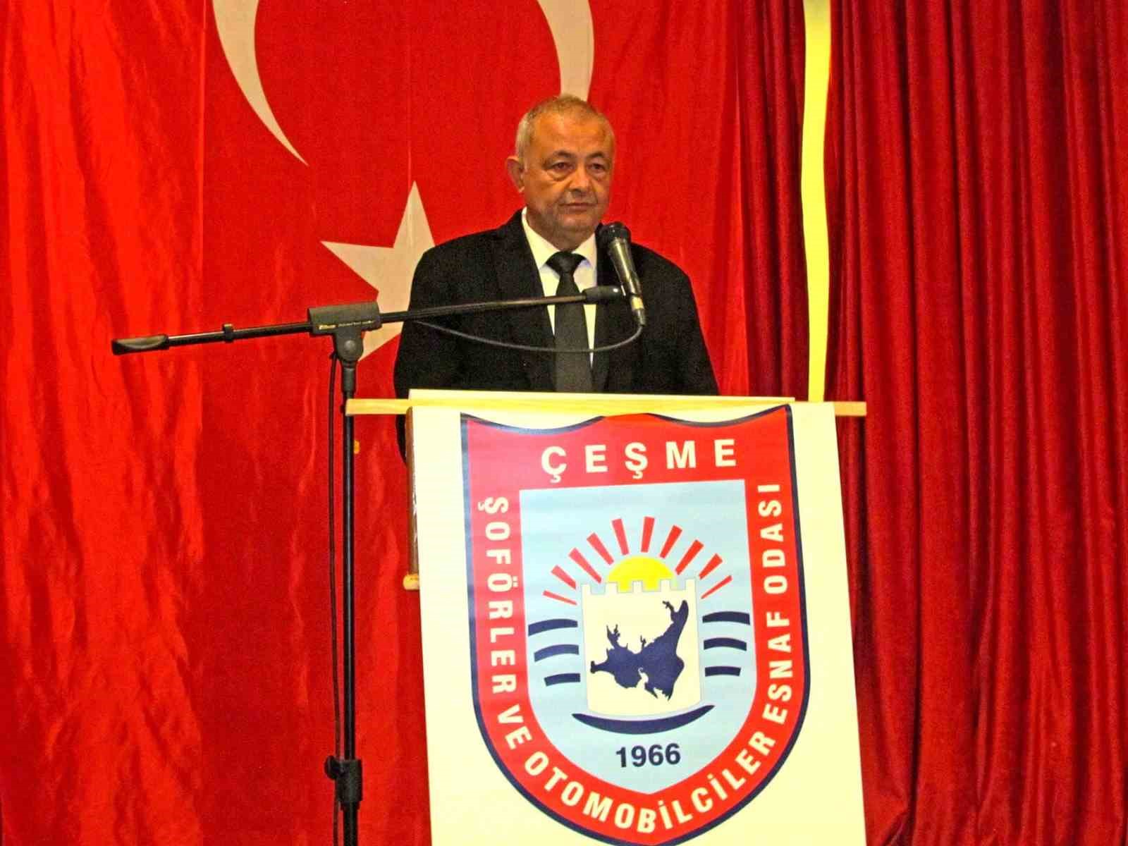 Çeşme Şoförler ve Otomobilciler Esnaf Odası’nda yeni Başkan Ali Koparal
