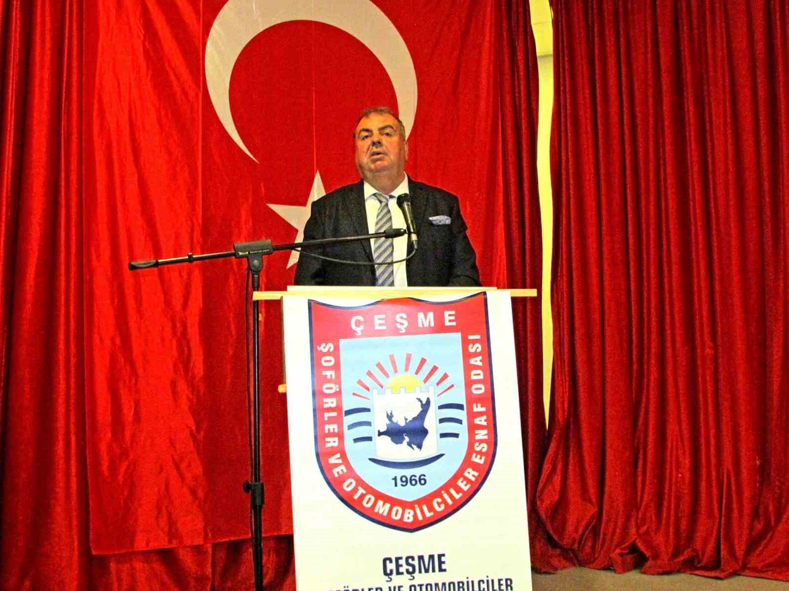 Çeşme Şoförler ve Otomobilciler Esnaf Odası’nda yeni Başkan Ali Koparal
