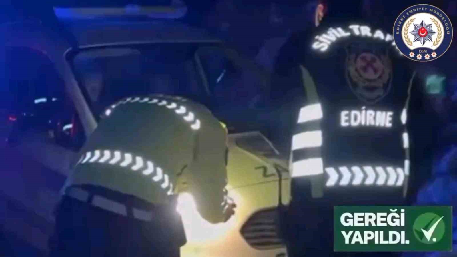 Çevreyi kirleten sürücüye 63 bin 592 lira ceza
