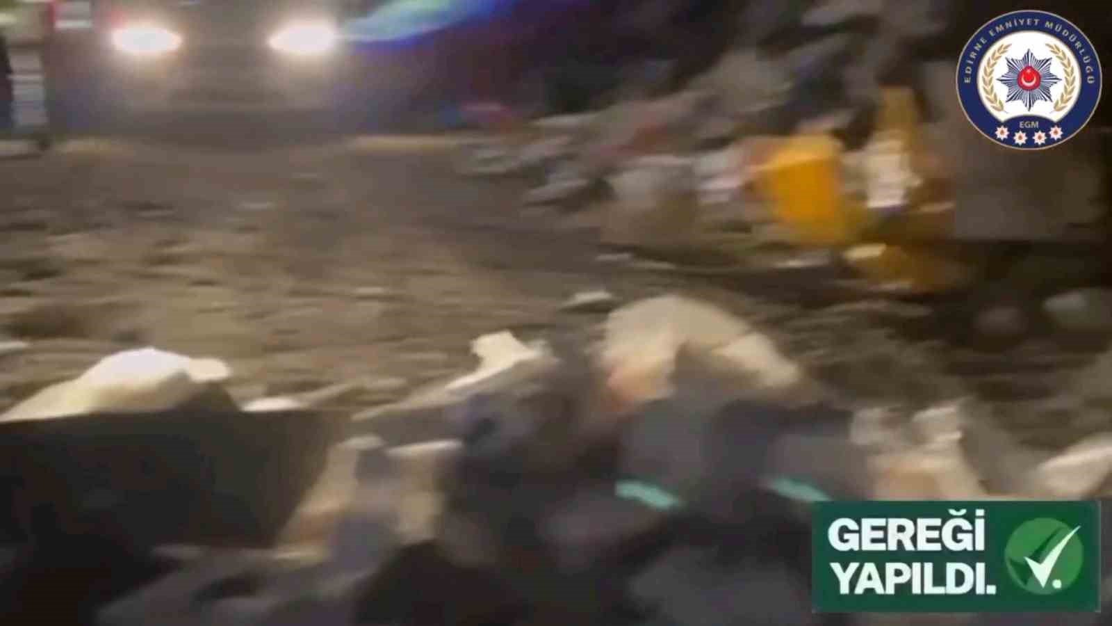 Çevreyi kirleten sürücüye 63 bin 592 lira ceza
