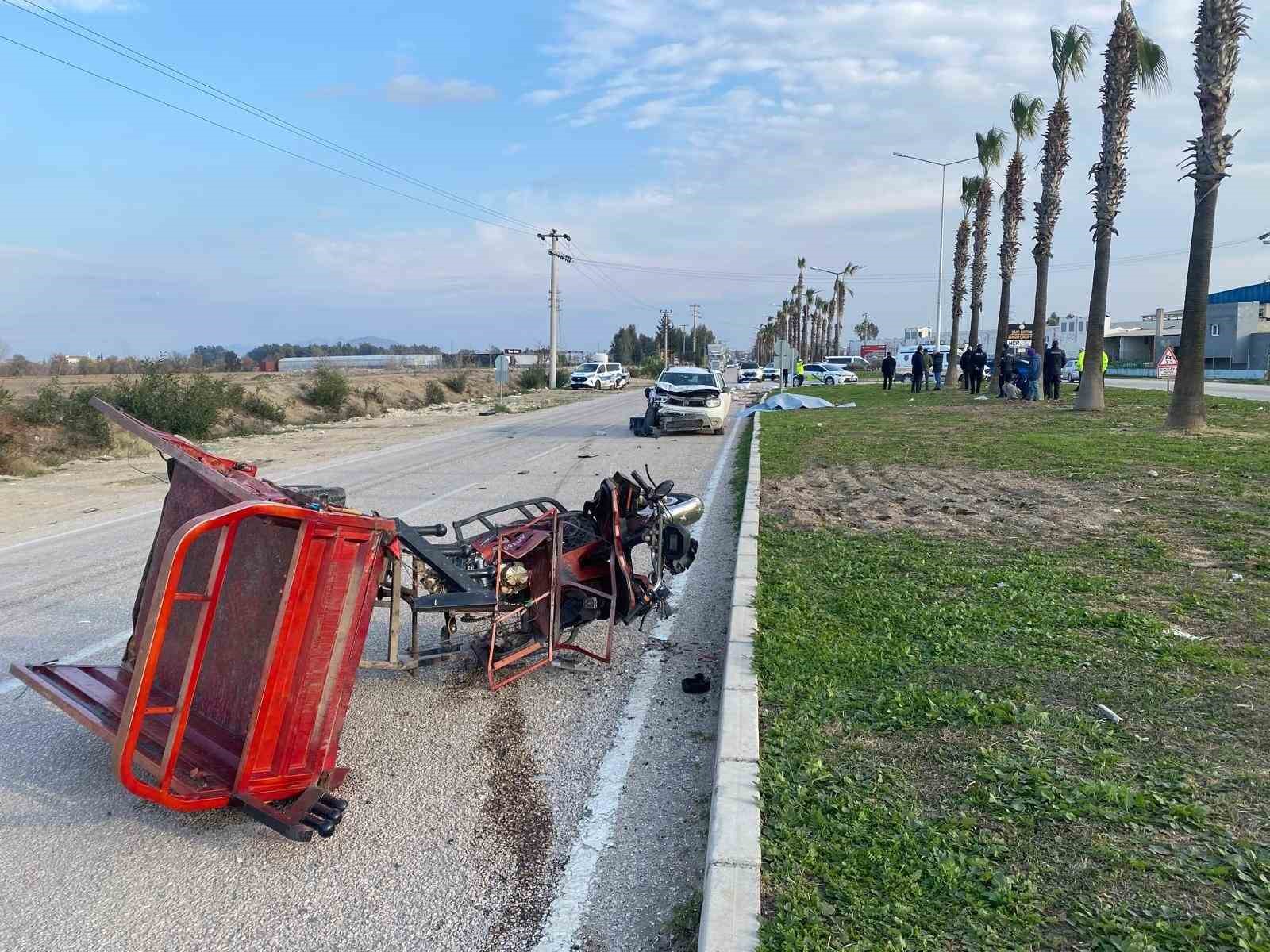 Ceyhan’da trafik kazası: 1 ölü
