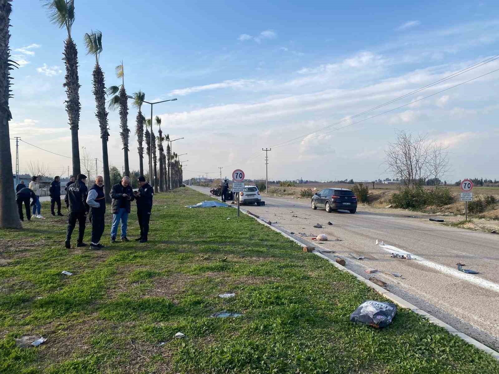 Ceyhan’da trafik kazası: 1 ölü
