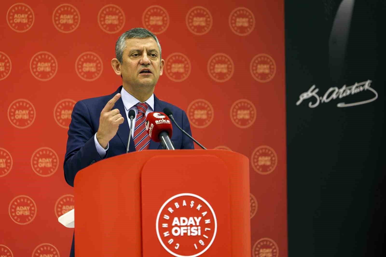 CHP Genel Başkanı Özel: "Ekonomi Eşgüdüm Konseyi ortak zemin olacak"
