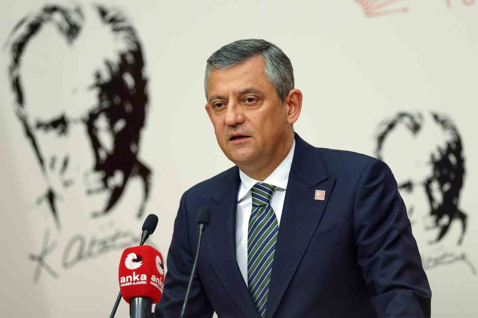 CHP Genel Başkanı Özel: "Önümüzdeki günlerde Meclis Başkanı ile bir görüşme talep edeceğim"
