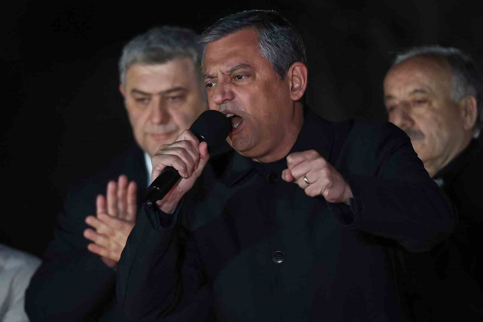 CHP Genel Başkanı Özel: "Tanju masumdur"
