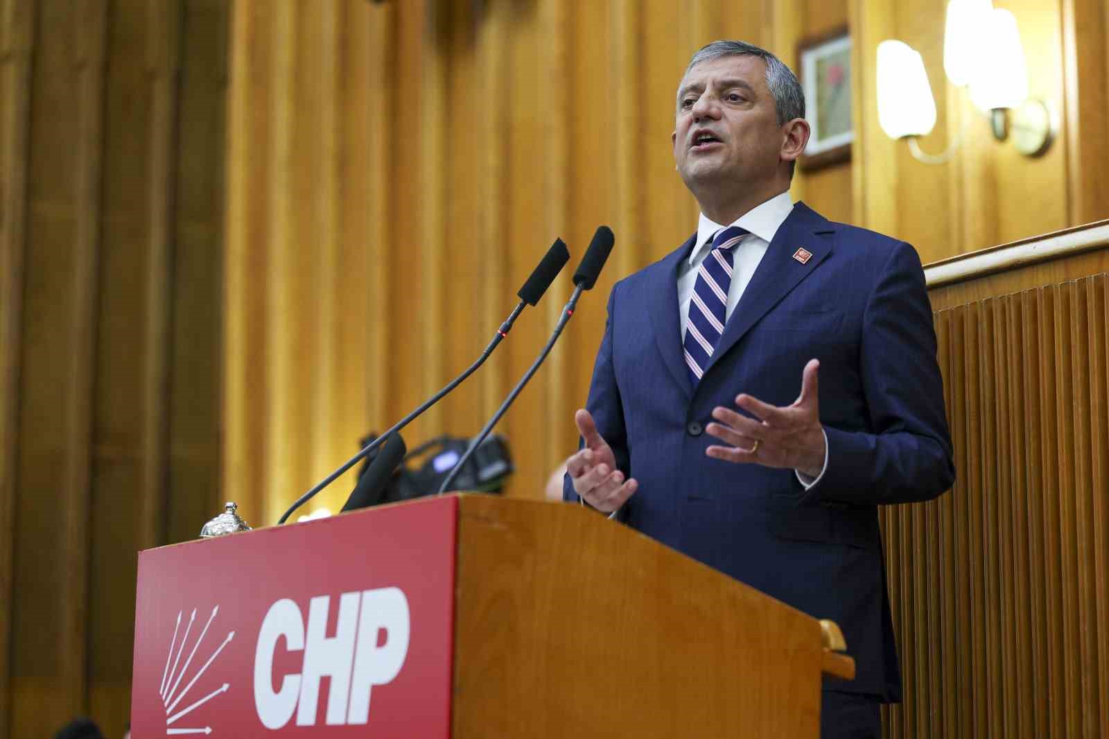 CHP lideri Özel: "Parlamenter sistemde güvenoyundan kaçanların şimdi de bir özgüven eksikliği ile seçimden kaçtığını görmekteyiz"
