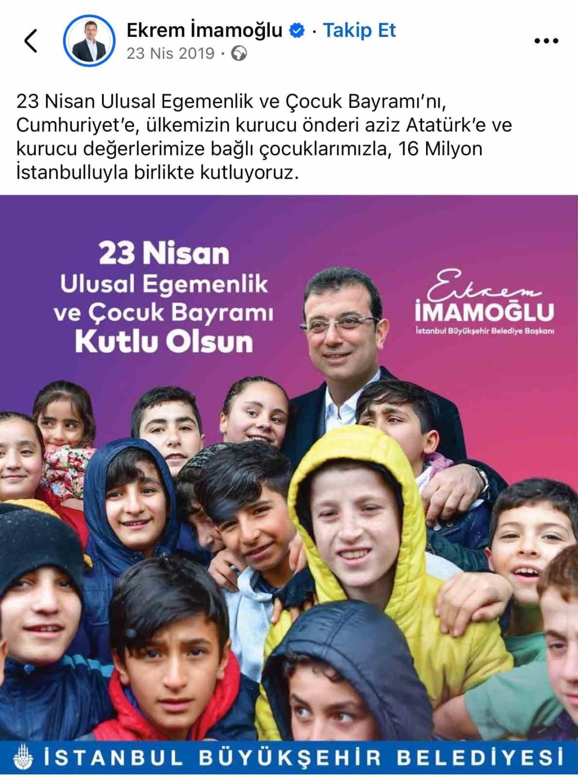 CHP’nin 23 Nisan tanıtımıyla ilgili Atatürk tepkisine cevap: "Çifte standart"
