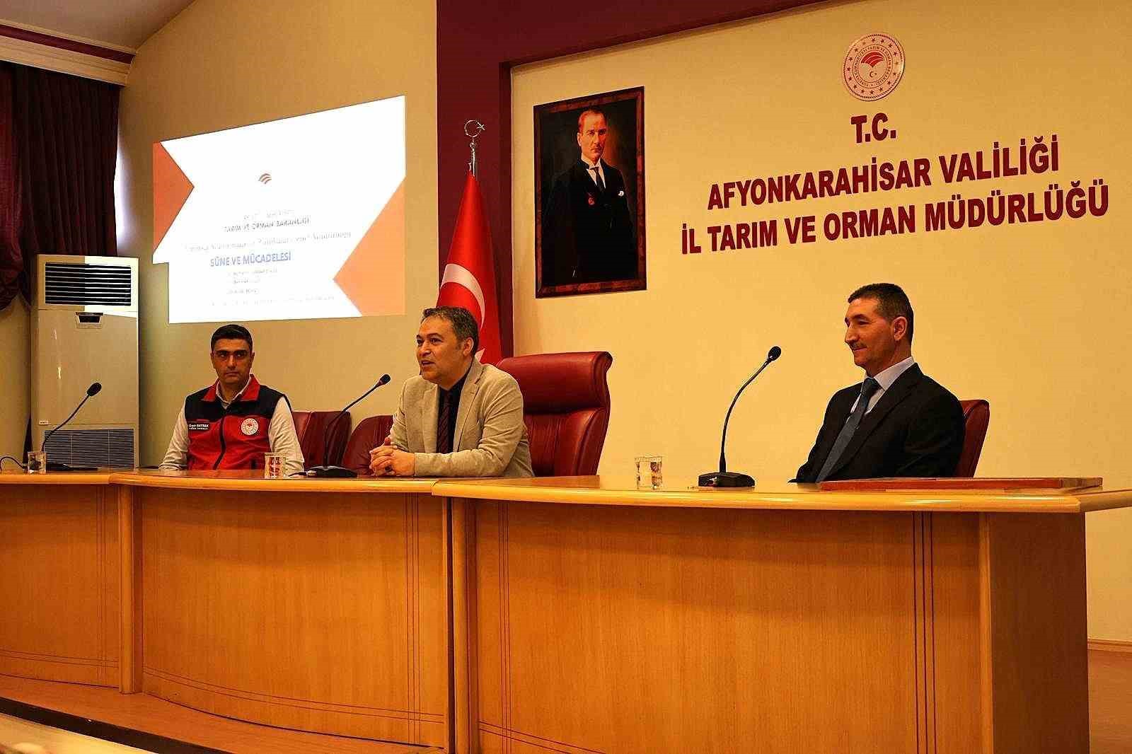 Çiftçiler süne zararlısına karşı uyarıldı
Çiftçiler süne zararlısına karşı uyarıldı