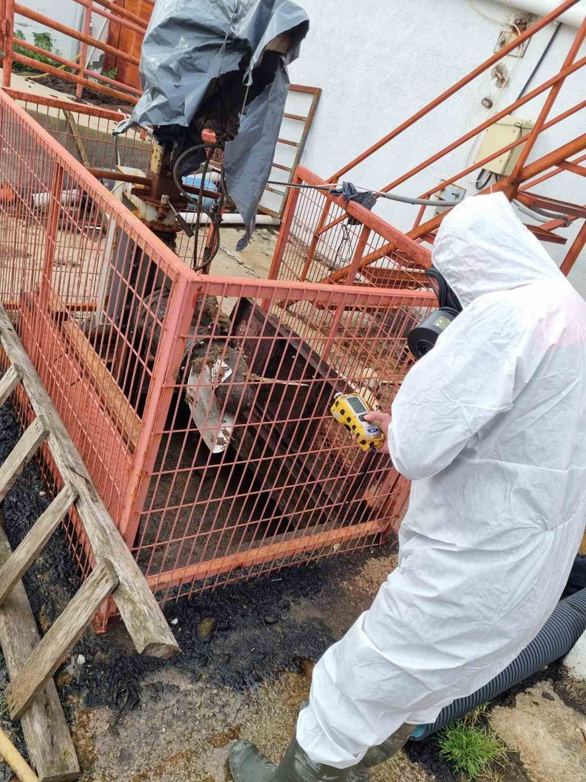 Çiftlikteki gaz sızıntısı ihbarı ekipleri harekete geçirdi
