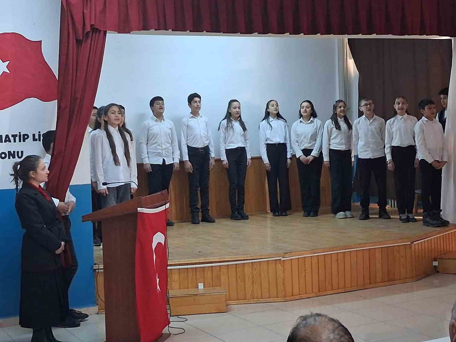 Çıldırda İstiklal Marşı’nın Kabulü ve Mehmet Akif Ersoy’u Anma töreni etkinliği
