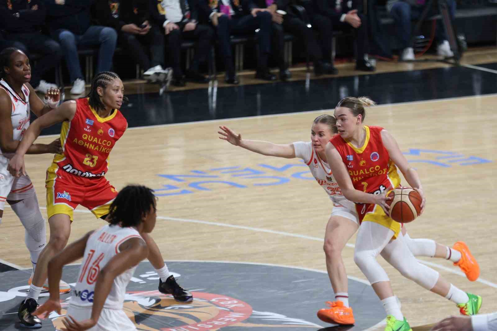 ÇİMSA ÇBK Mersin: 75 - Athinaikos Qualco: 77
