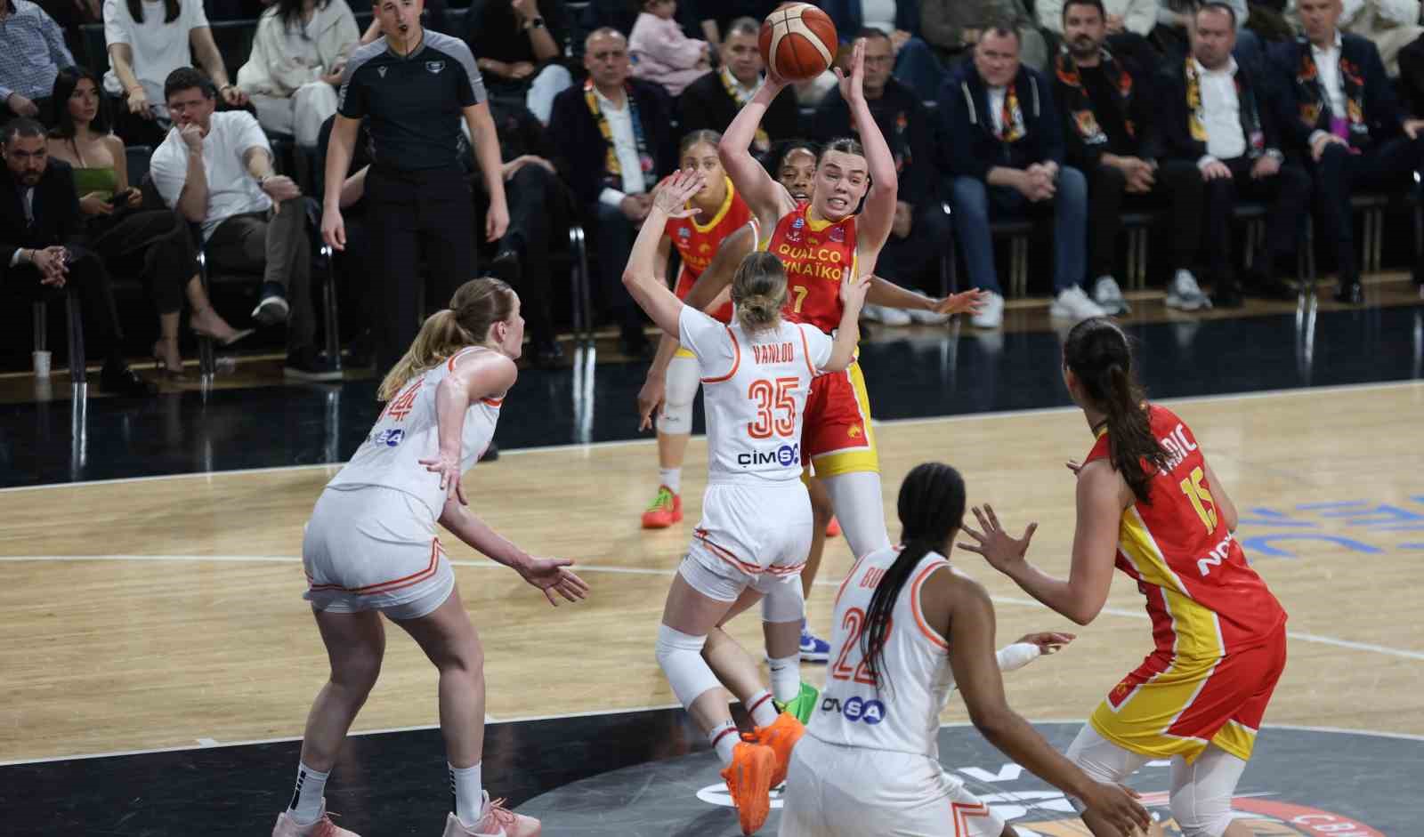 ÇİMSA ÇBK Mersin: 75 - Athinaikos Qualco: 77
