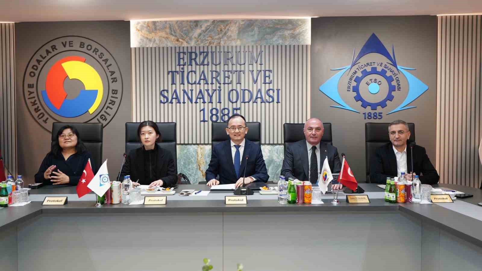Çin Büyükelçisi JIANG Xuebin ETSO’da

