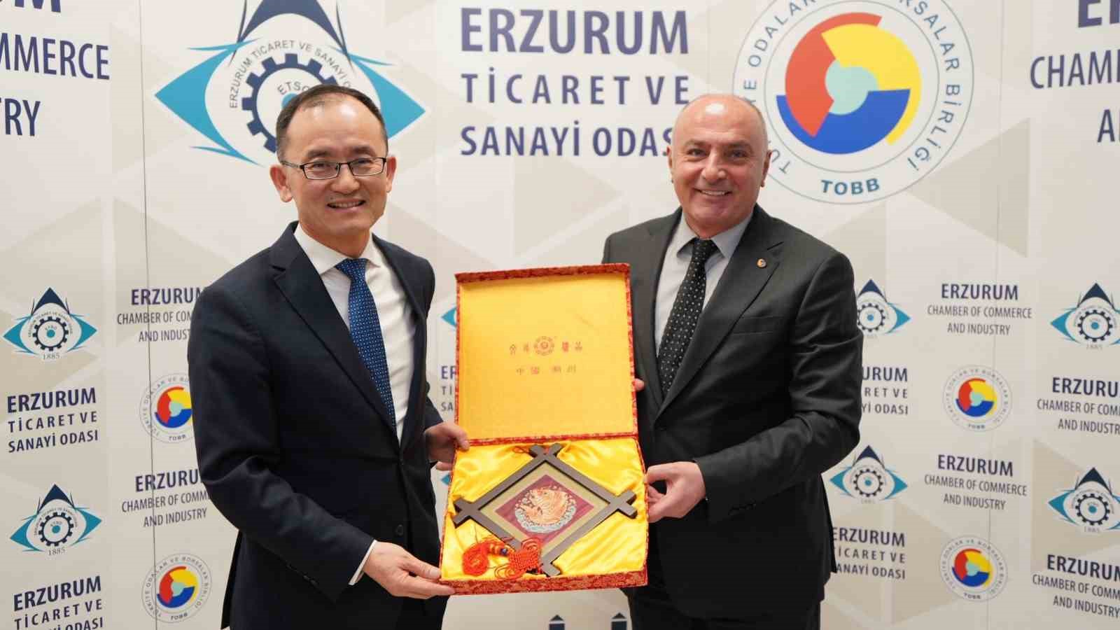 Çin Büyükelçisi JIANG Xuebin ETSO’da
