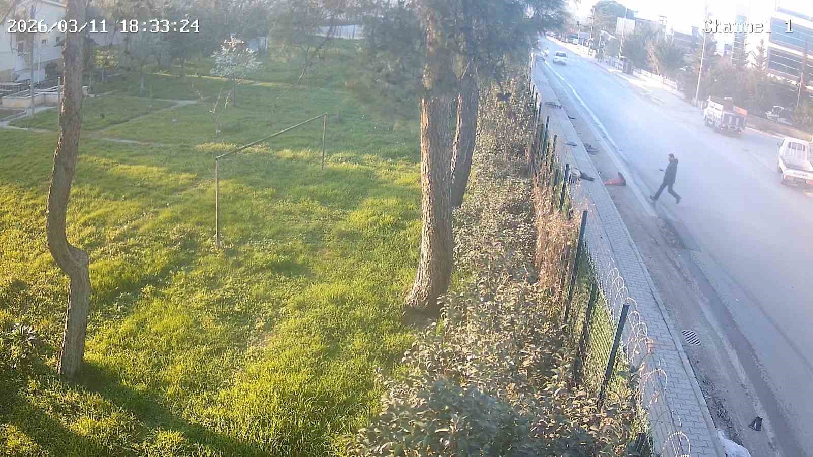 Cinayet gibi kaza güvenlik kamerasında
