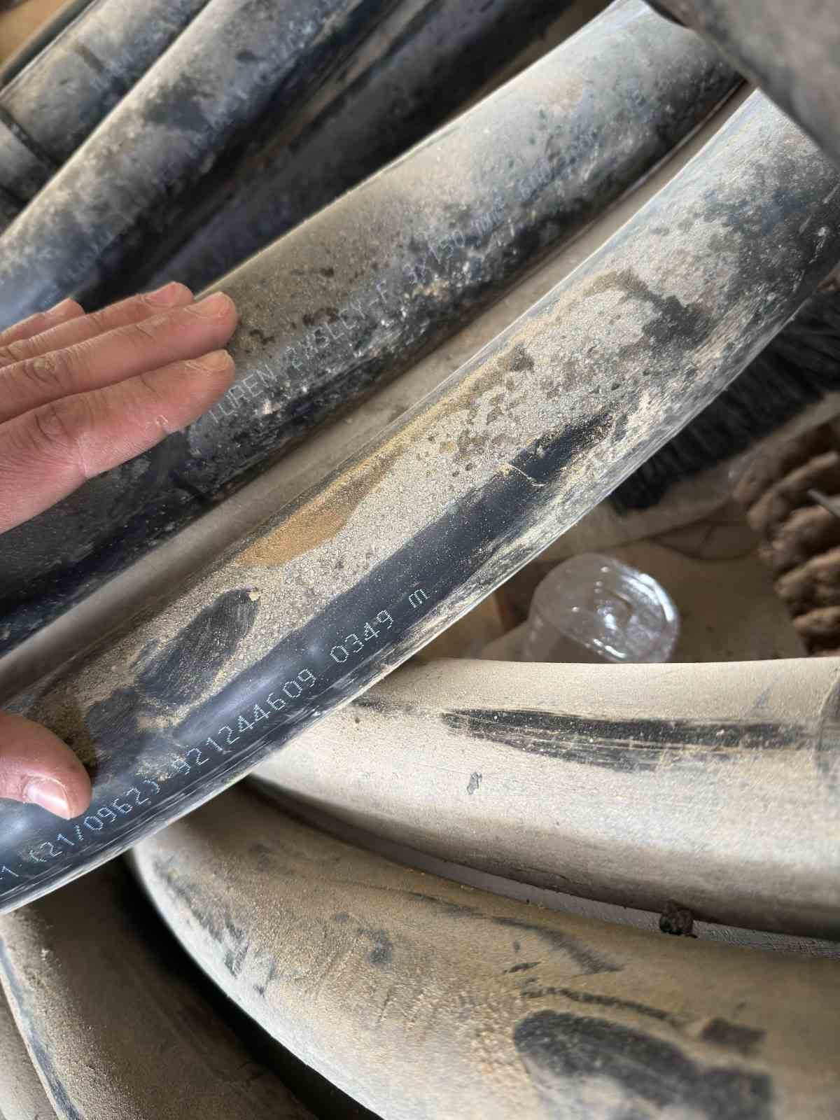 Çine’de kablo hırsızları yakalandı
