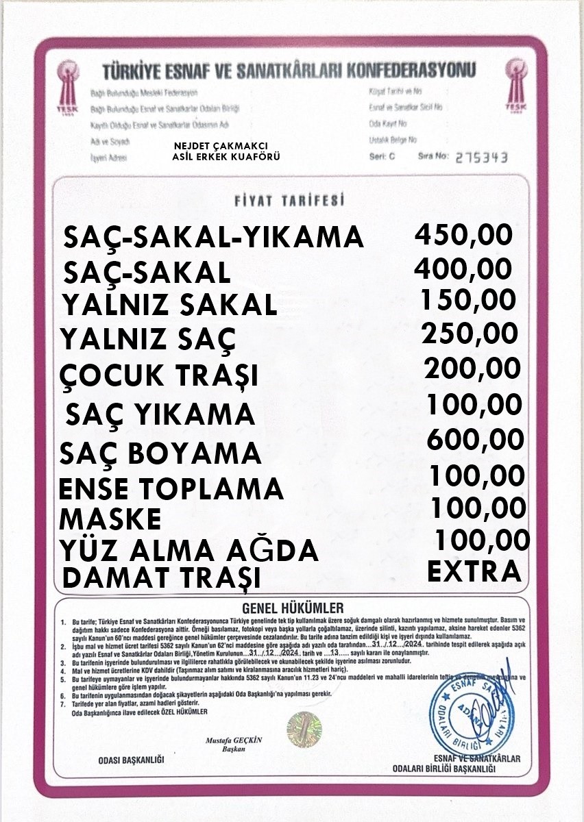 Çivrilli berberden dayanışma örneği
