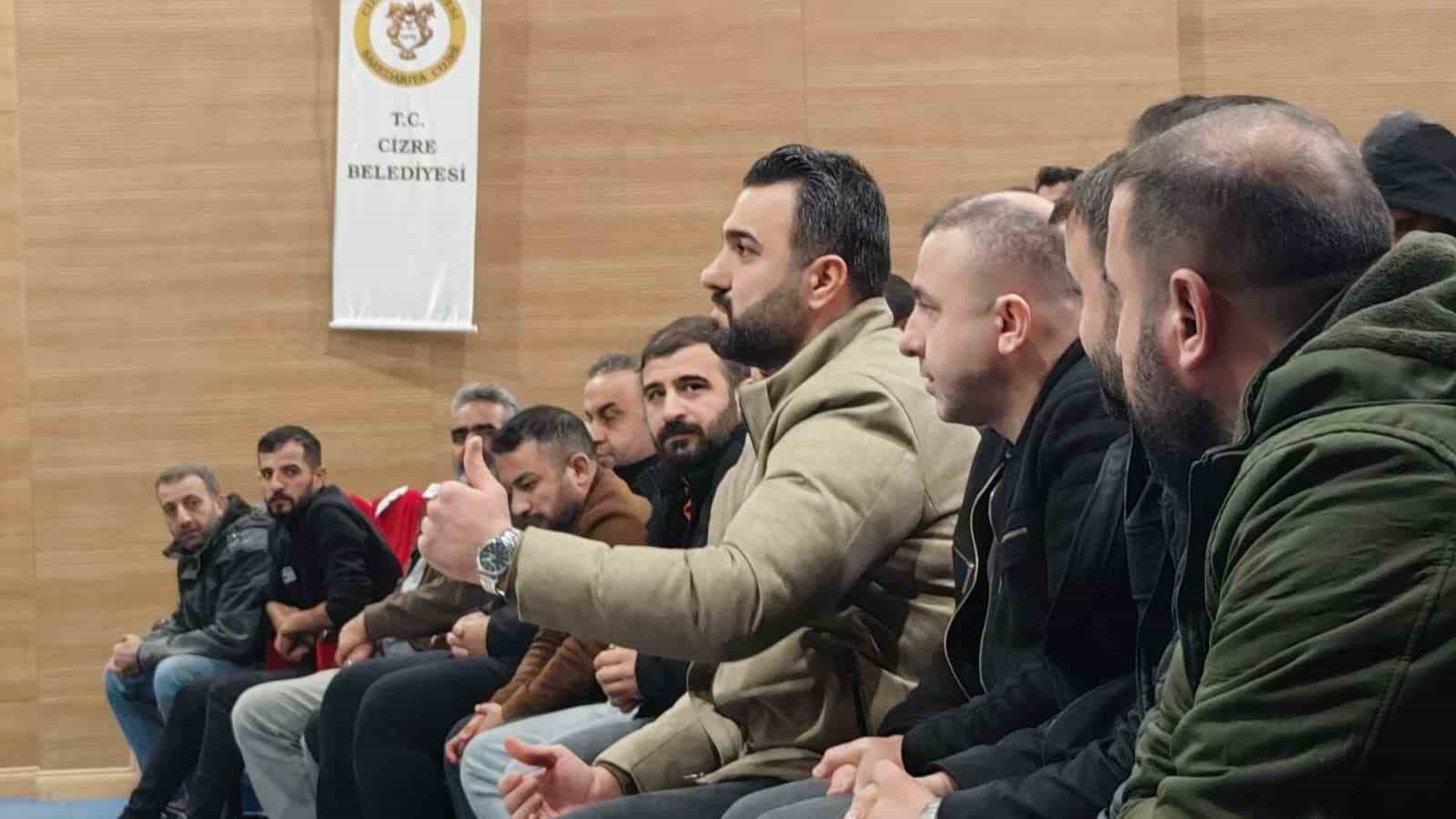 Cizre’de fırıncıların sorunları masaya yatırıldı
