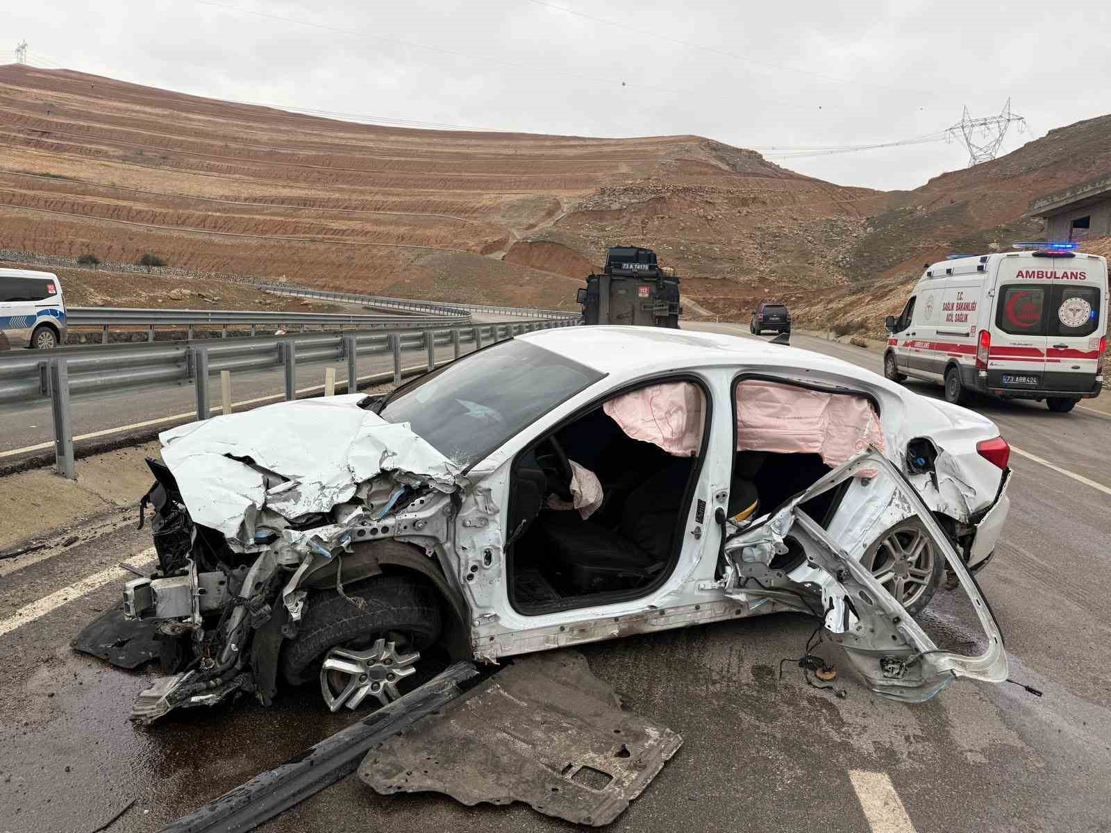 Cizre’de trafik kazası: 5 yaralı
