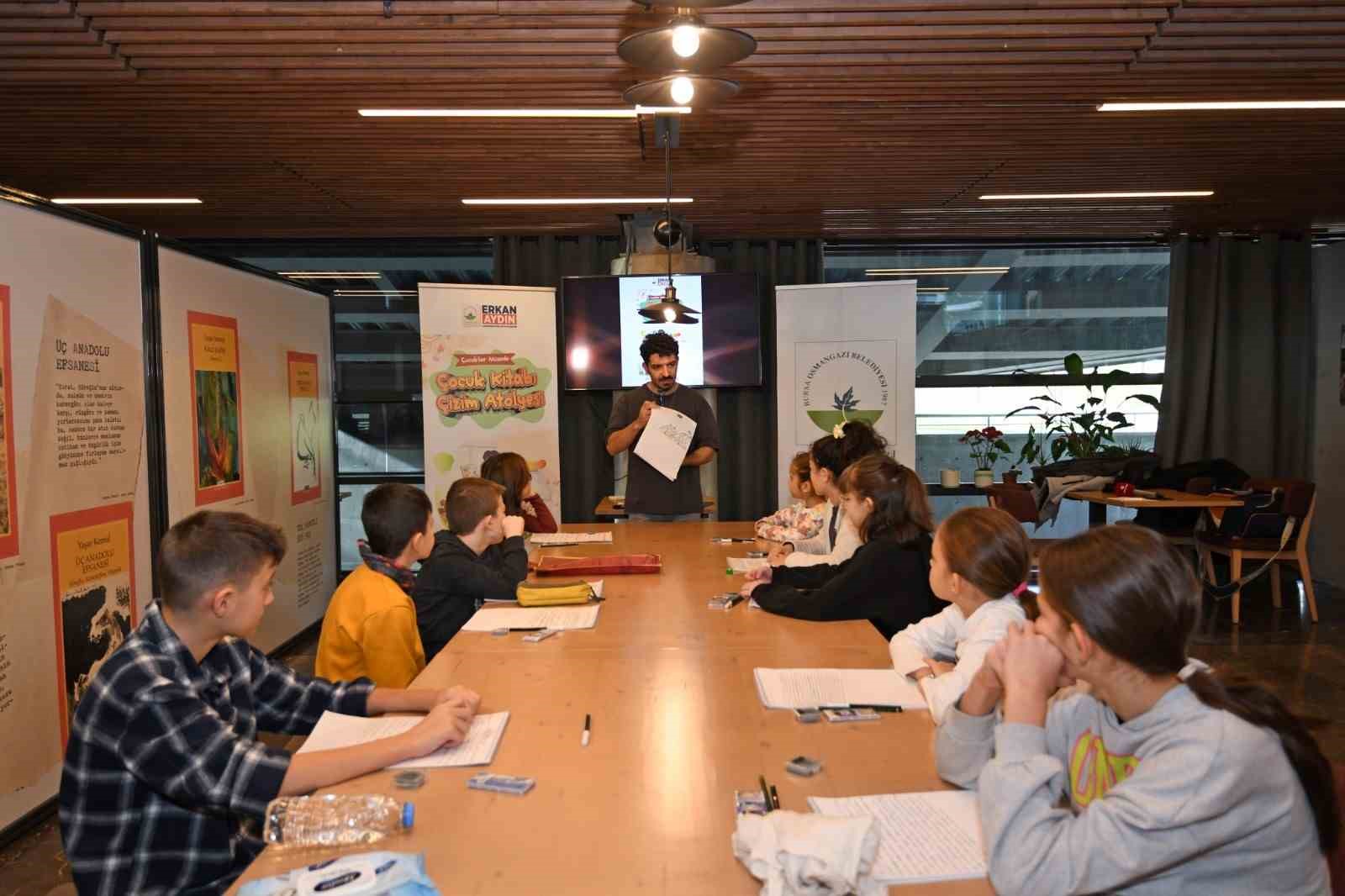 Çocuklar Osmangazi’de sanat dolu günler yaşıyor
