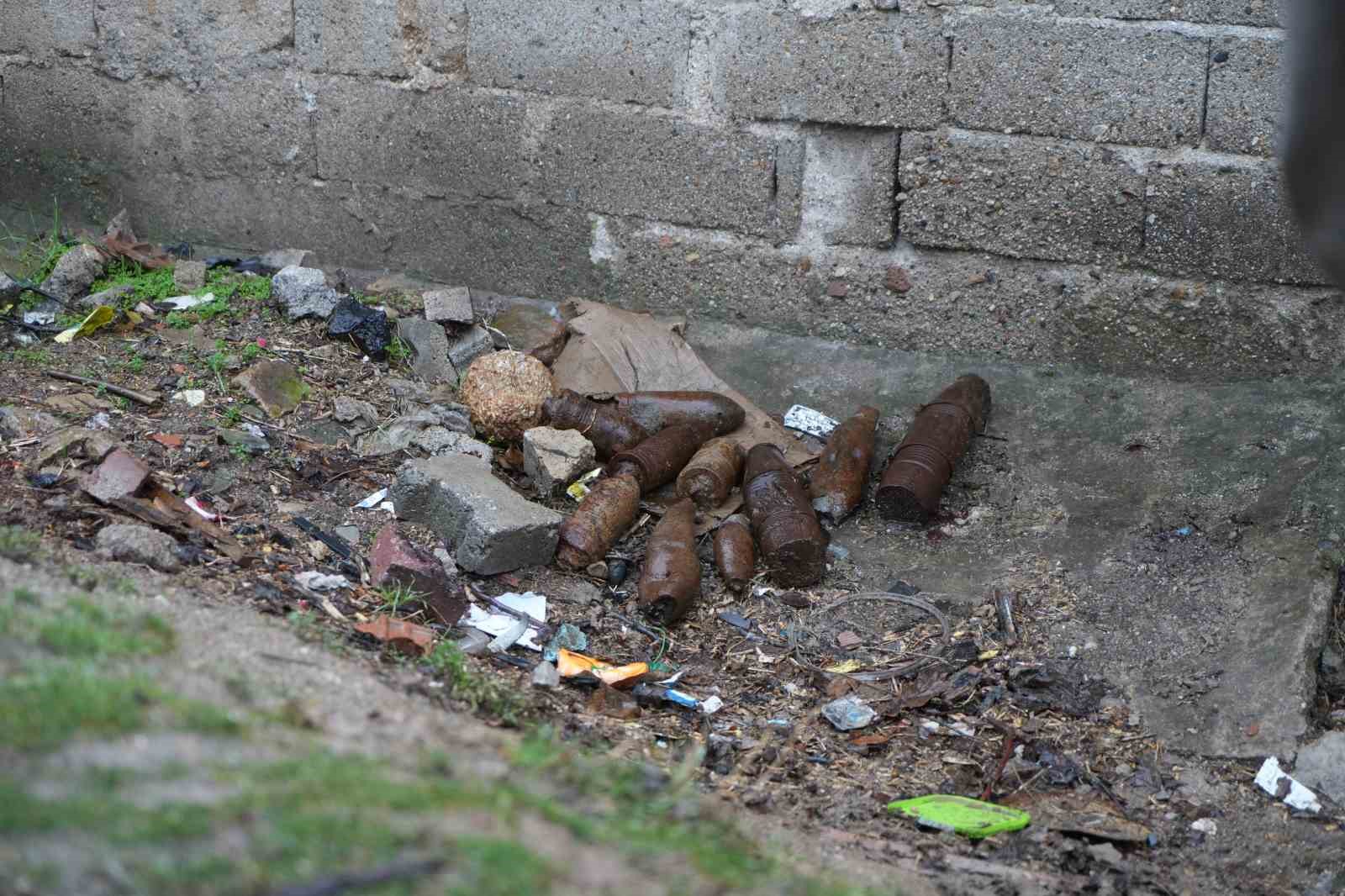 Çocukların oynadığı cisimler mühimmat çıktı: 11 adet top mermisi muhafaza altına alındı
