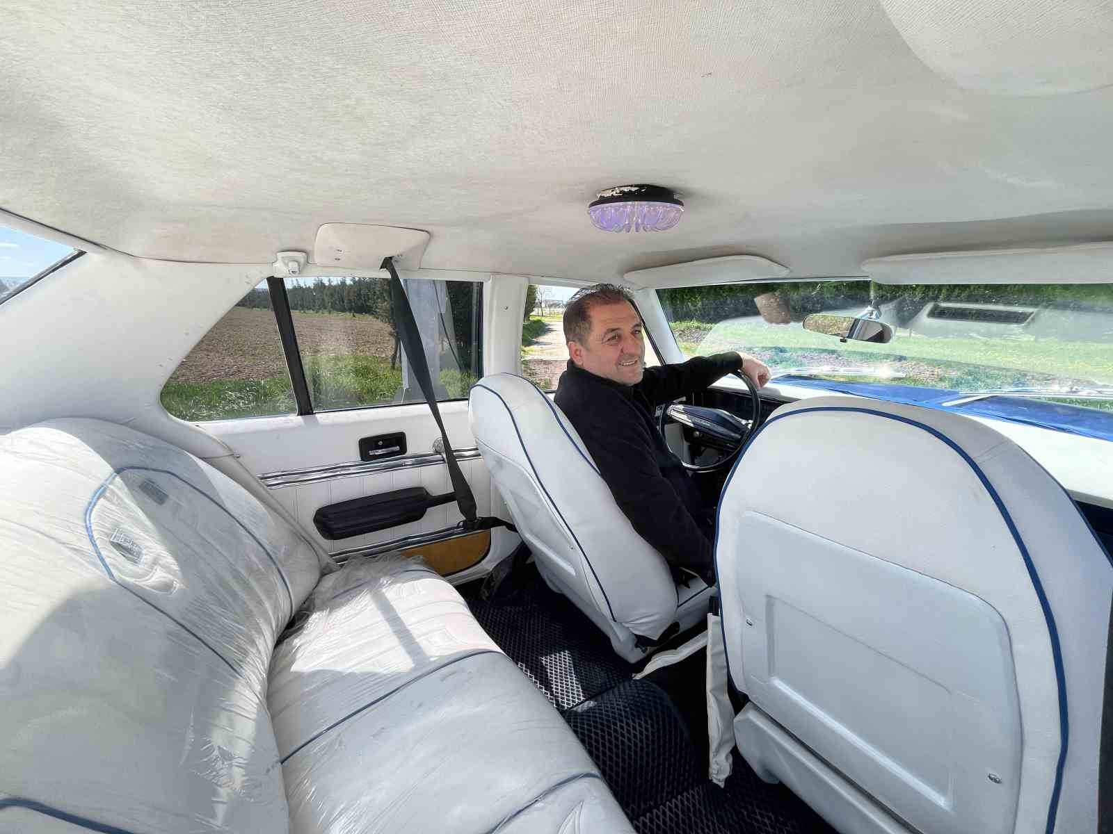 Çocuklukta hayal ettiği araca 52 yaşında kavuştu
