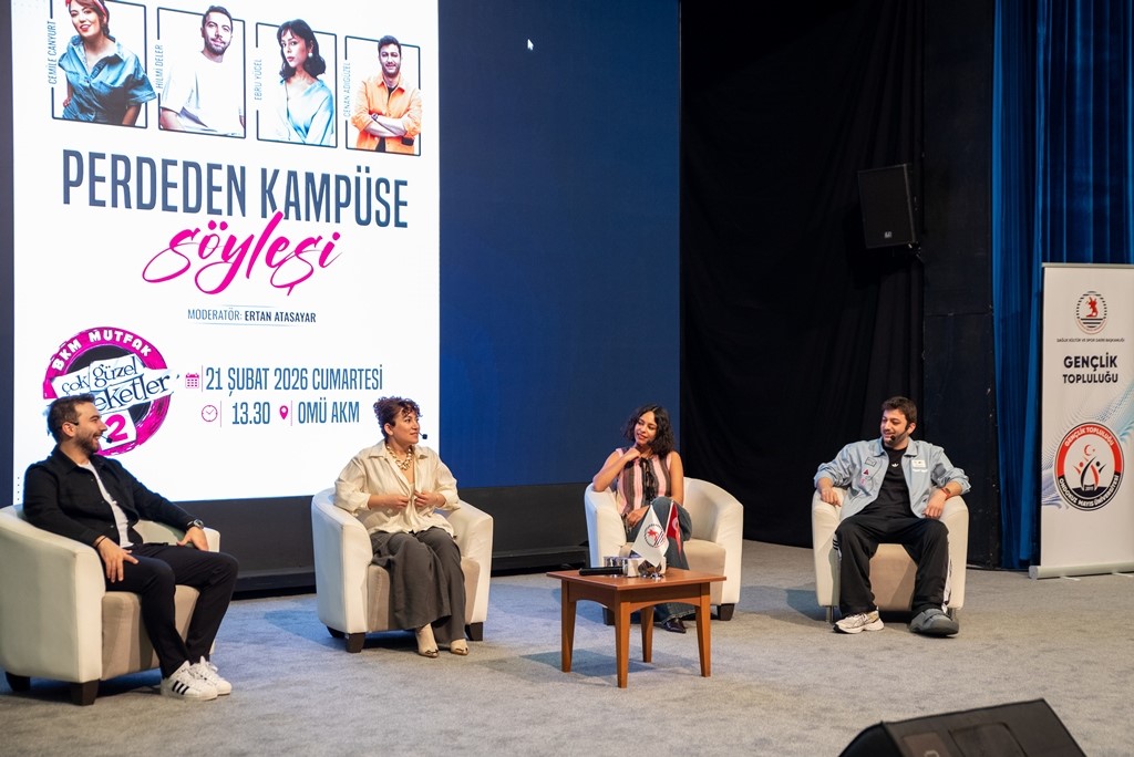 "Çok Güzel Hareketler Bunlar 2" ekibinden OMÜ’de sanat ve kariyer sohbeti
