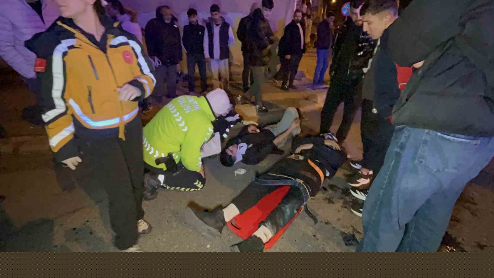 Çorlu’da feci kaza: 2 yaralı
