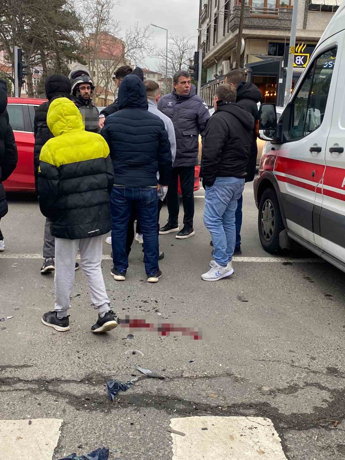 Çorlu’da trafik kazası: 1 ağır yaralı
