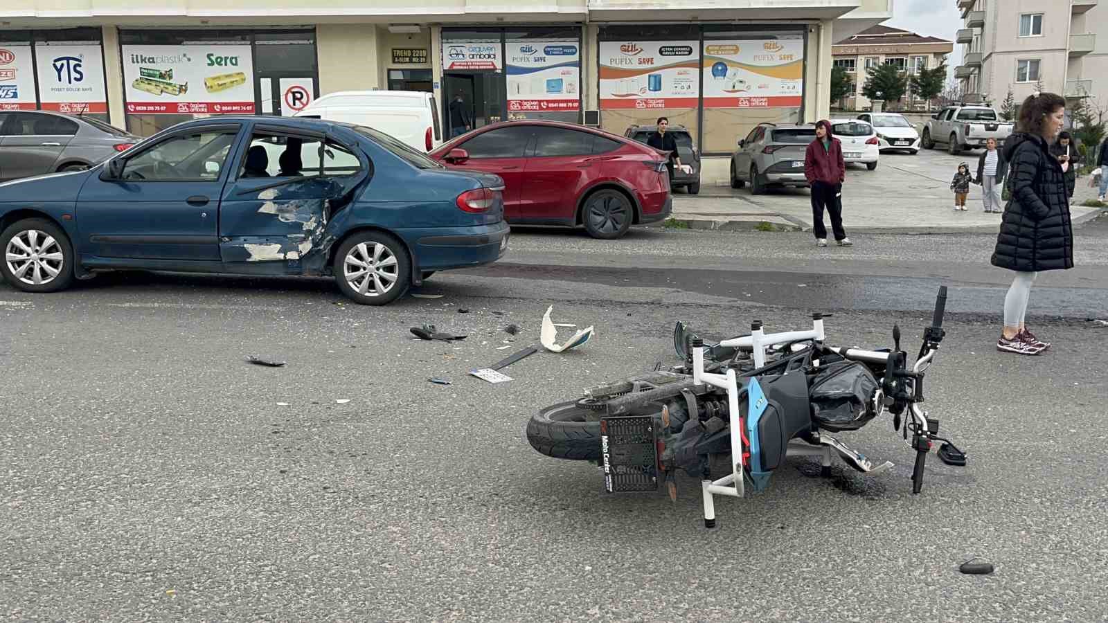 Çorlu’da trafik kazası: 2 yaralı
