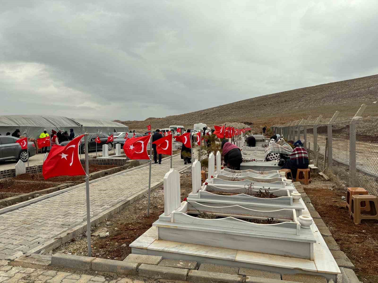 Çorum Belediyesi kardeş şehir Afşin’i deprem felaketinin yıldönümünde yalnız bırkmadı
