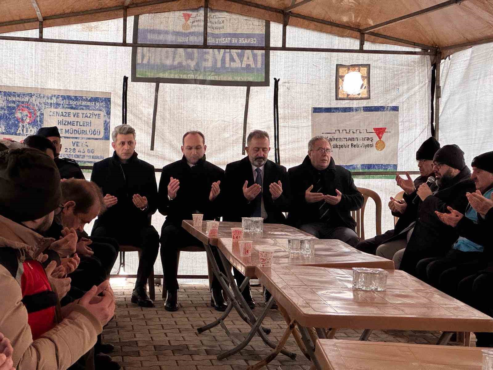 Çorum Belediyesi kardeş şehir Afşin’i deprem felaketinin yıldönümünde yalnız bırkmadı
